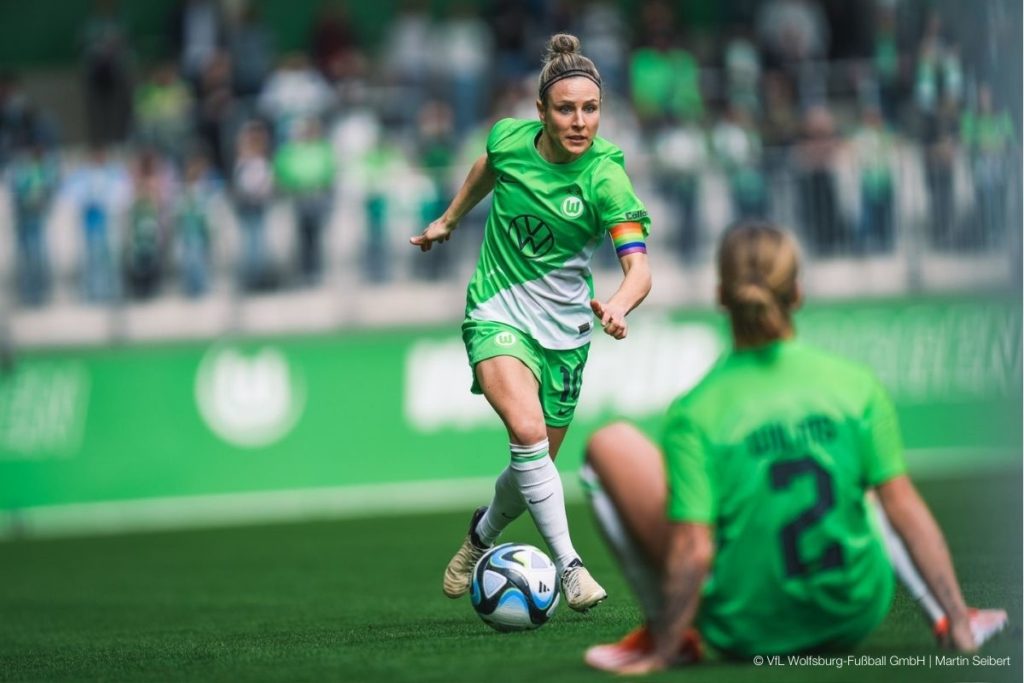 Svenja Huth im Spiel